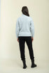 Ella-Cabled Mock Neck